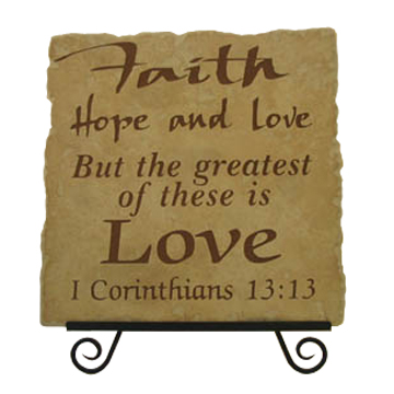 love shows a faith that cares. “I agree.